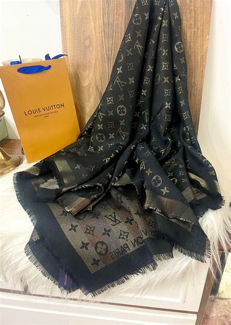 stola louis vuitton shimmer|louis vuitton shawl and stoles.